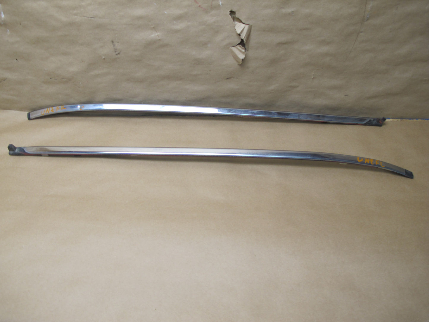 93-96 Nissan Z32 300ZX Convertible Set of 2 Front A Pillar Trim Molding OEM