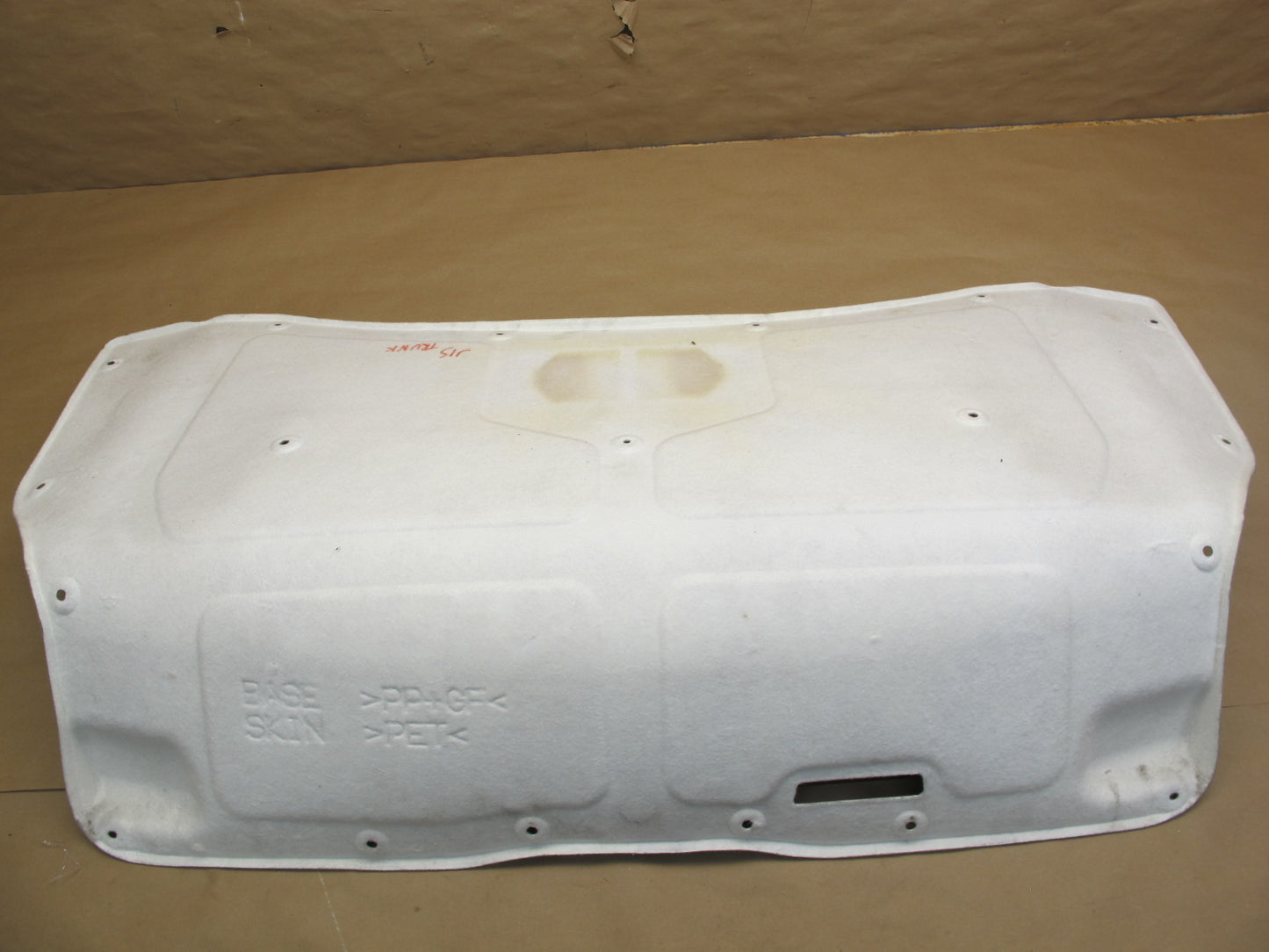 10-11 Lexus IS250 IS350 Convertible Rear Trunk Lid Trim Carpet Liner Panel OEM