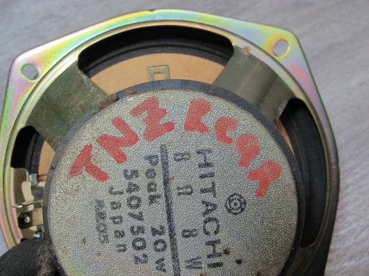 82-83 Datsun Nissan 280ZX S130 2+0 Set of 4 Front & Rear Hitachi Speaker OEM