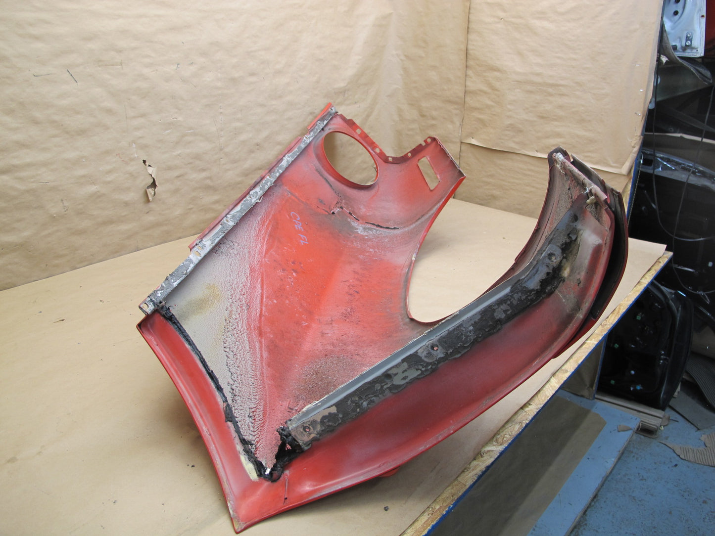1987-1995 Porsche 928 S4 Front Left Driver Side Fender Shell Panel Cover