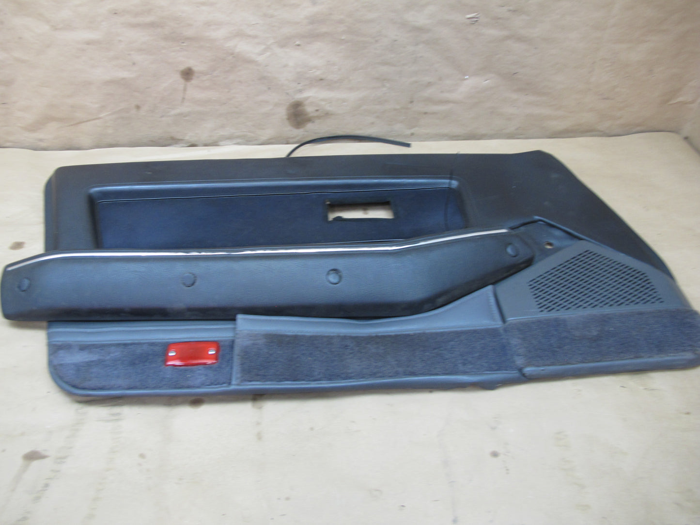 85-89 Nissan Z31 300ZX 2+0 Set of 2 Door Interior Trim Cover Panel Black OEM
