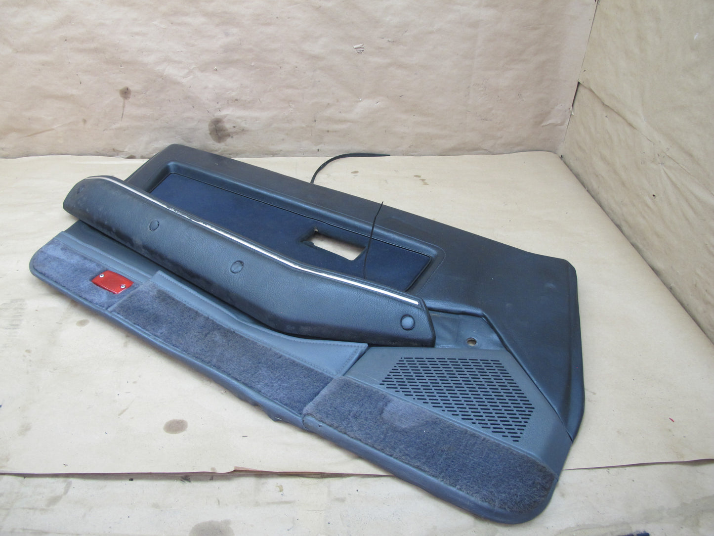 85-89 Nissan Z31 300ZX 2+0 Set of 2 Door Interior Trim Cover Panel Black OEM
