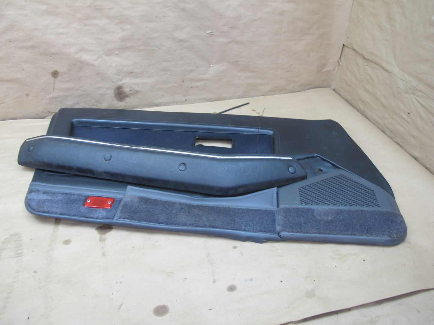 85-89 Nissan Z31 300ZX 2+0 Set of 2 Door Interior Trim Cover Panel Black OEM