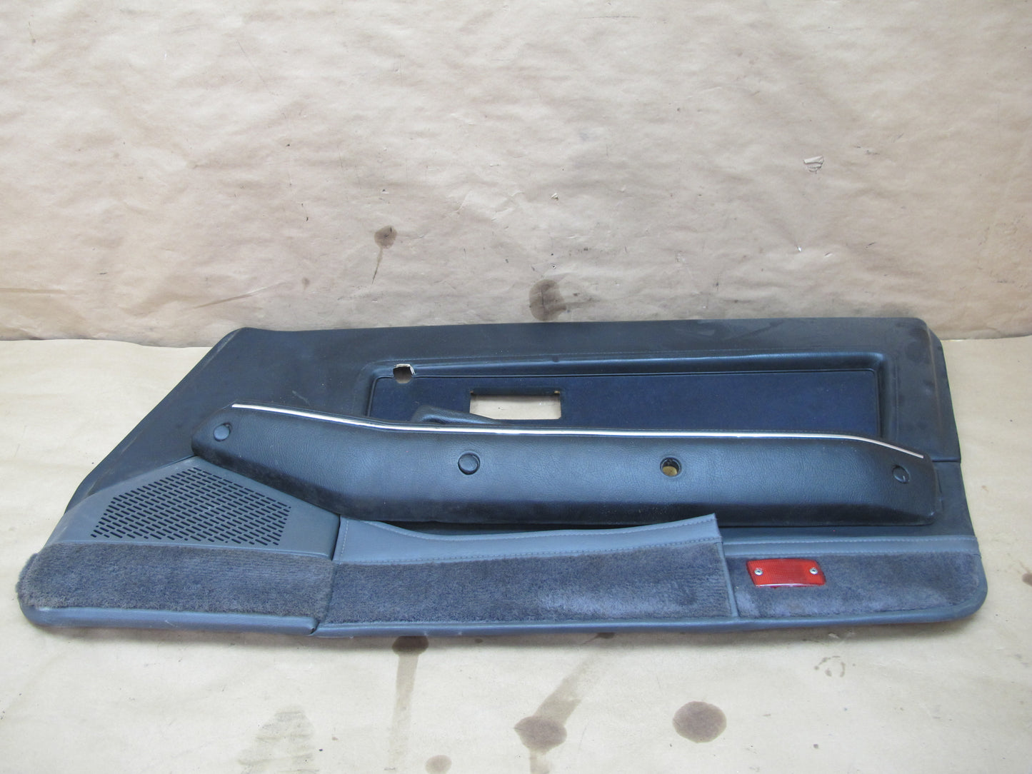 85-89 Nissan Z31 300ZX 2+0 Set of 2 Door Interior Trim Cover Panel Black OEM