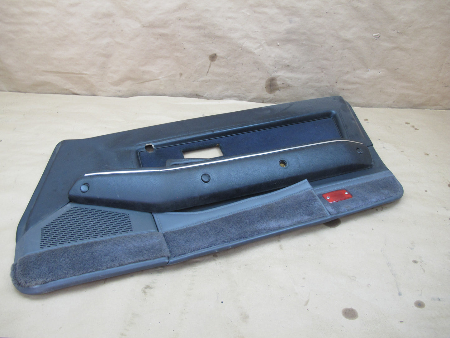 85-89 Nissan Z31 300ZX 2+0 Set of 2 Door Interior Trim Cover Panel Black OEM