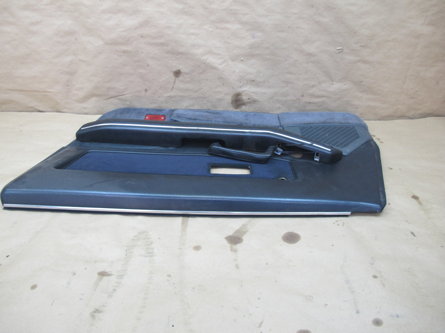 85-89 Nissan Z31 300ZX 2+0 Set of 2 Door Interior Trim Cover Panel Black OEM