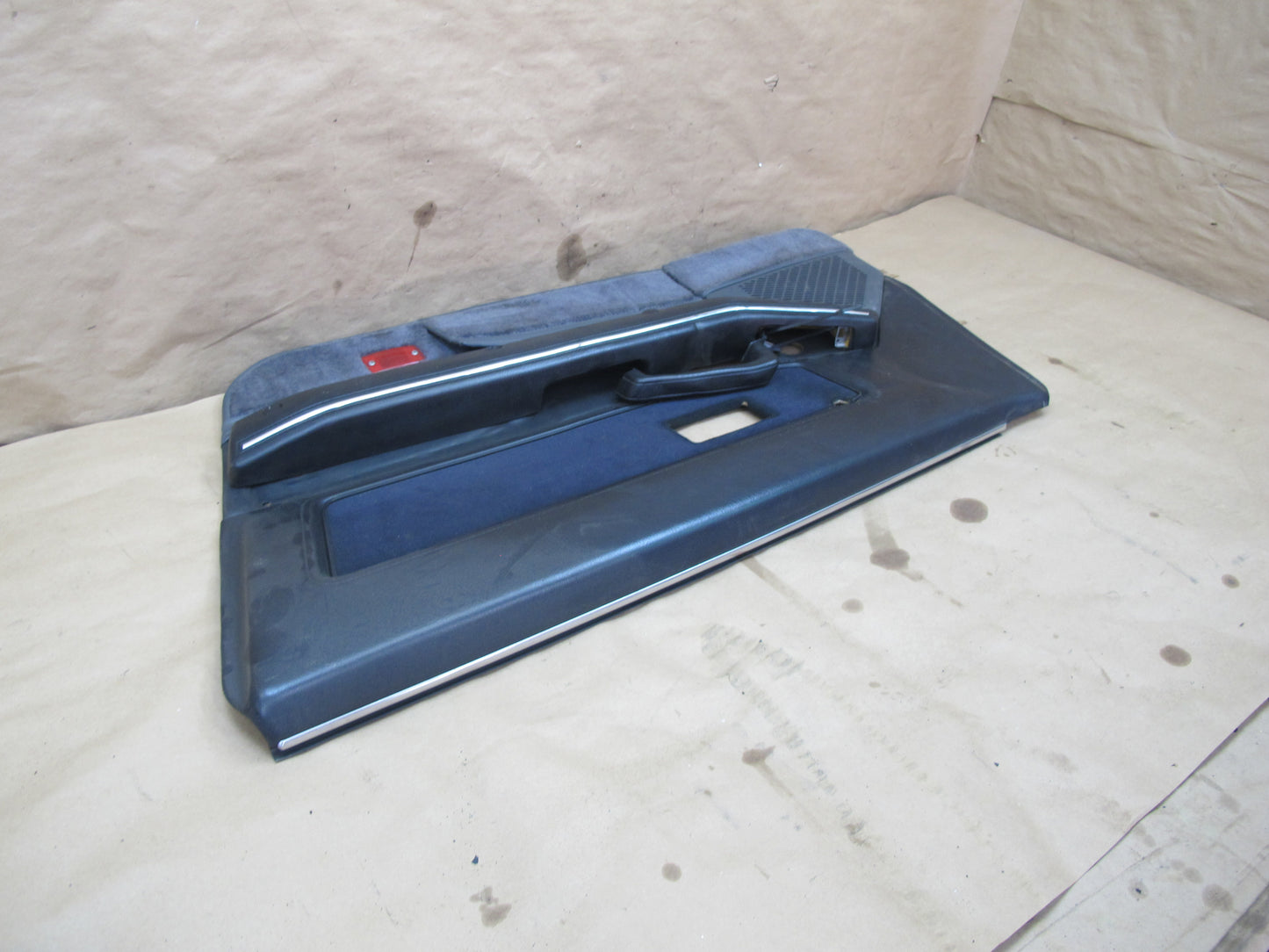 85-89 Nissan Z31 300ZX 2+0 Set of 2 Door Interior Trim Cover Panel Black OEM