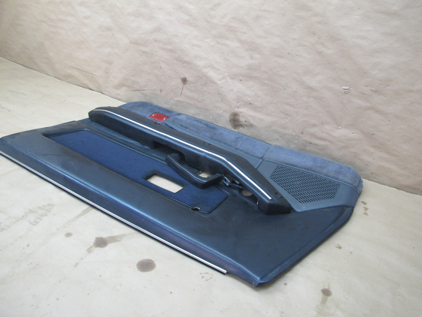 85-89 Nissan Z31 300ZX 2+0 Set of 2 Door Interior Trim Cover Panel Black OEM