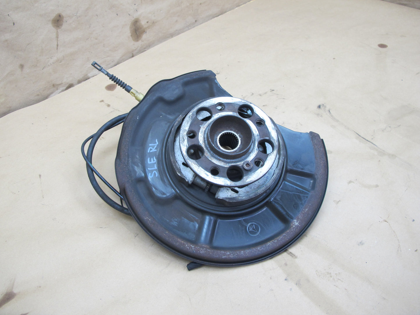 03-08 Mercedes R230 Sl-class Rear Left Spindle Knuckle Wheel Hub Bearing OEM