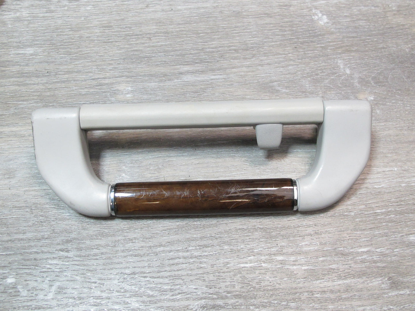 03-05 BMW E65 E66 760Li Set of 4 Front & Rear Overhead Wood Grab Handle OEM