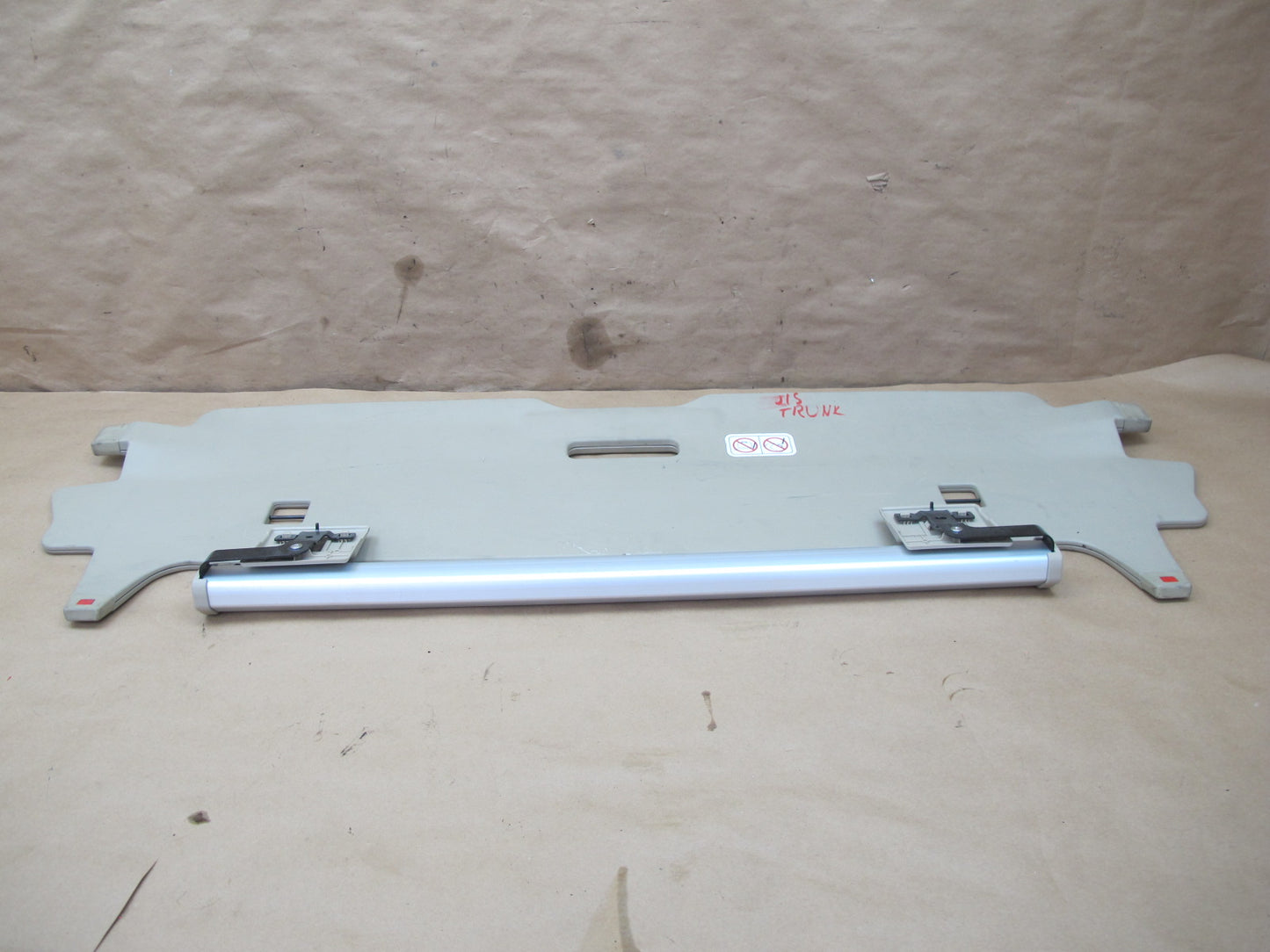10-11 Lexus IS250 IS350 Convertible Rear Trunk Partition Panel Ivory OEM