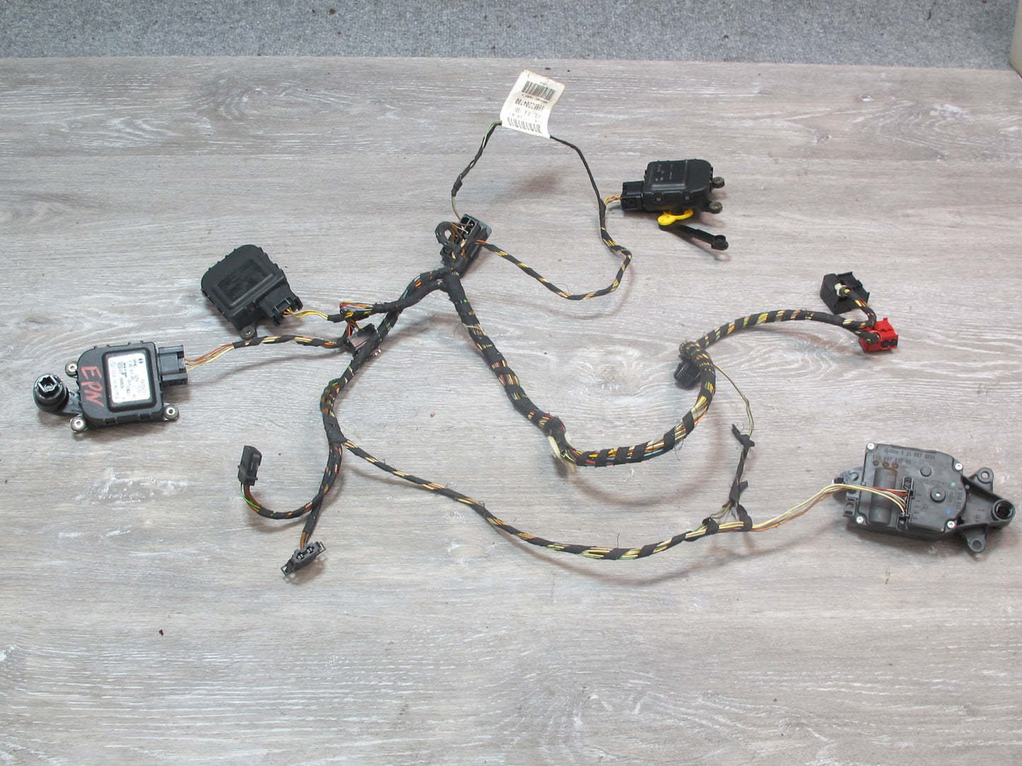 1999-2005 Porsche 911 996 A/C Heater Flap Door Actuator Motor Wiring Set