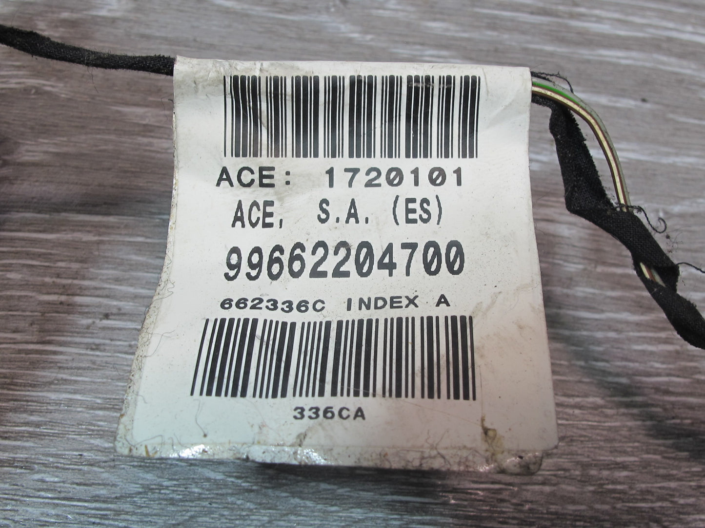 1999-2005 Porsche 911 996 A/C Heater Flap Door Actuator Motor Wiring Set