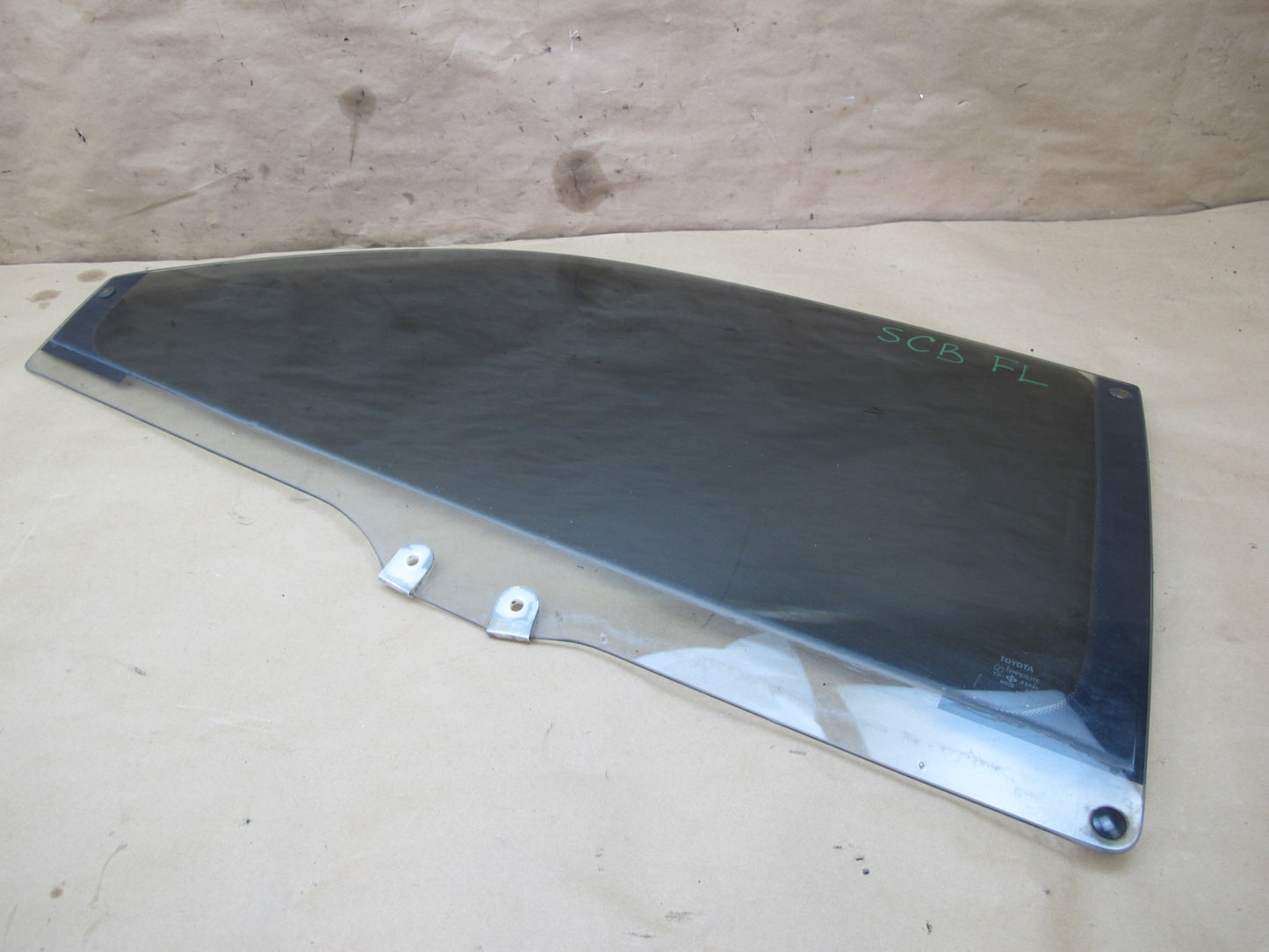 92-94 Lexus UZZ30L SC300 SC400 Front Left Driver Door Glass Window OEM