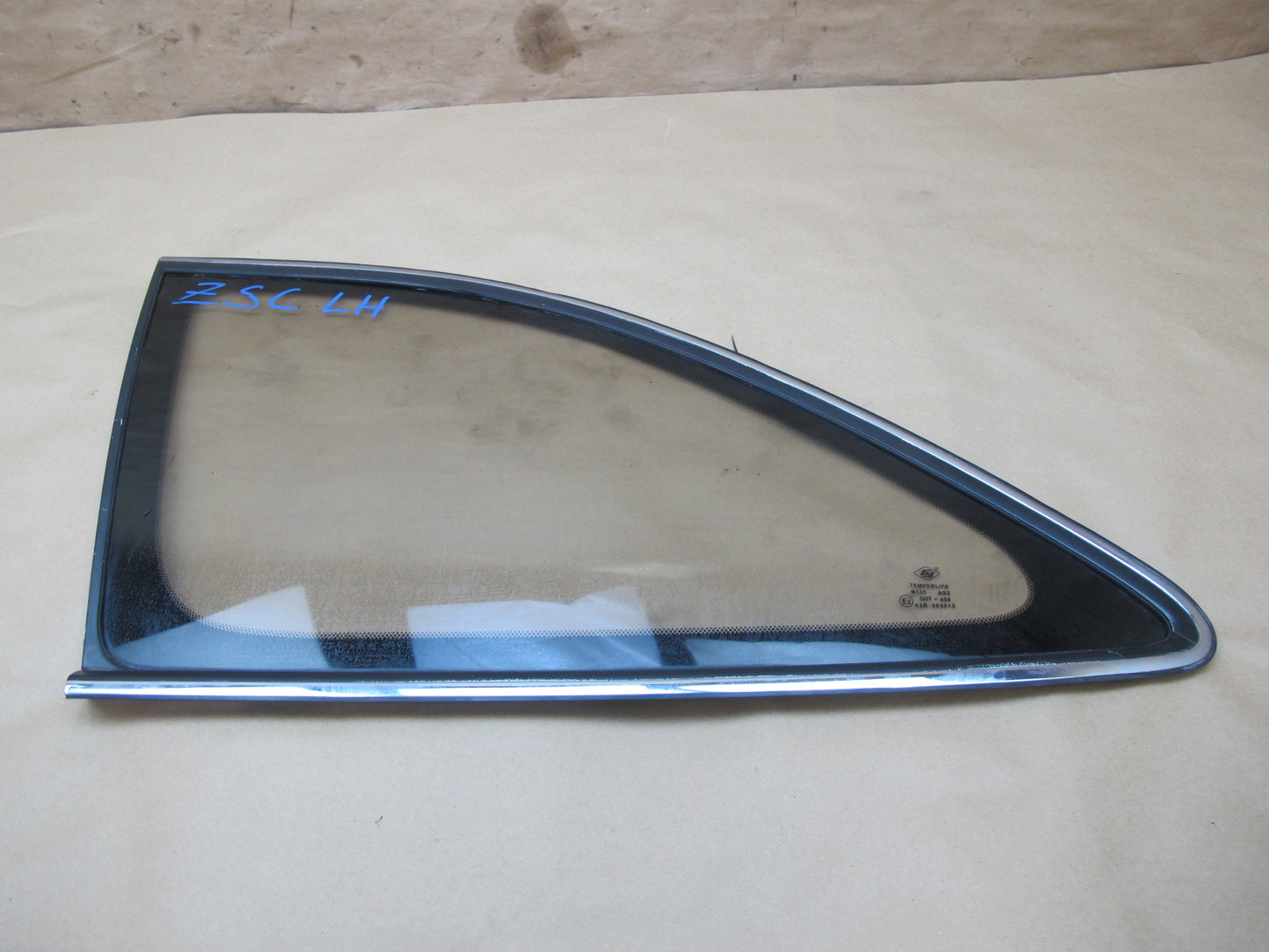 97-00 Lexus JZZ31L SC300 SC400 Rear Left Quarter Glass Window OEM