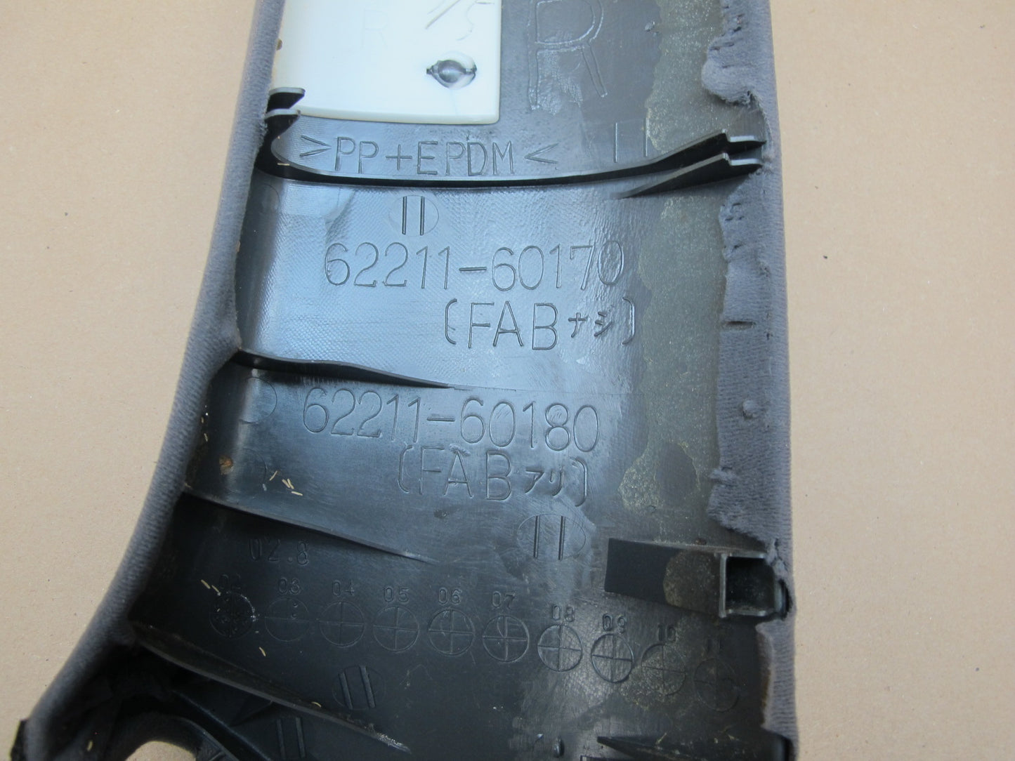 2003-2009 Lexus GX470 Front Left & Right A Pillar Trim Cover Panel Set of 2