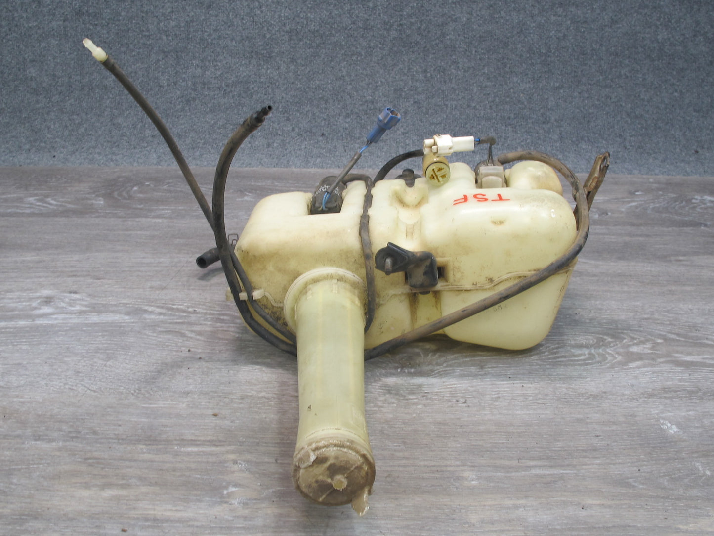 86-88 Toyota Supra MK3 Windshield Washer Reservoir Tank w Pump Assembly OEM