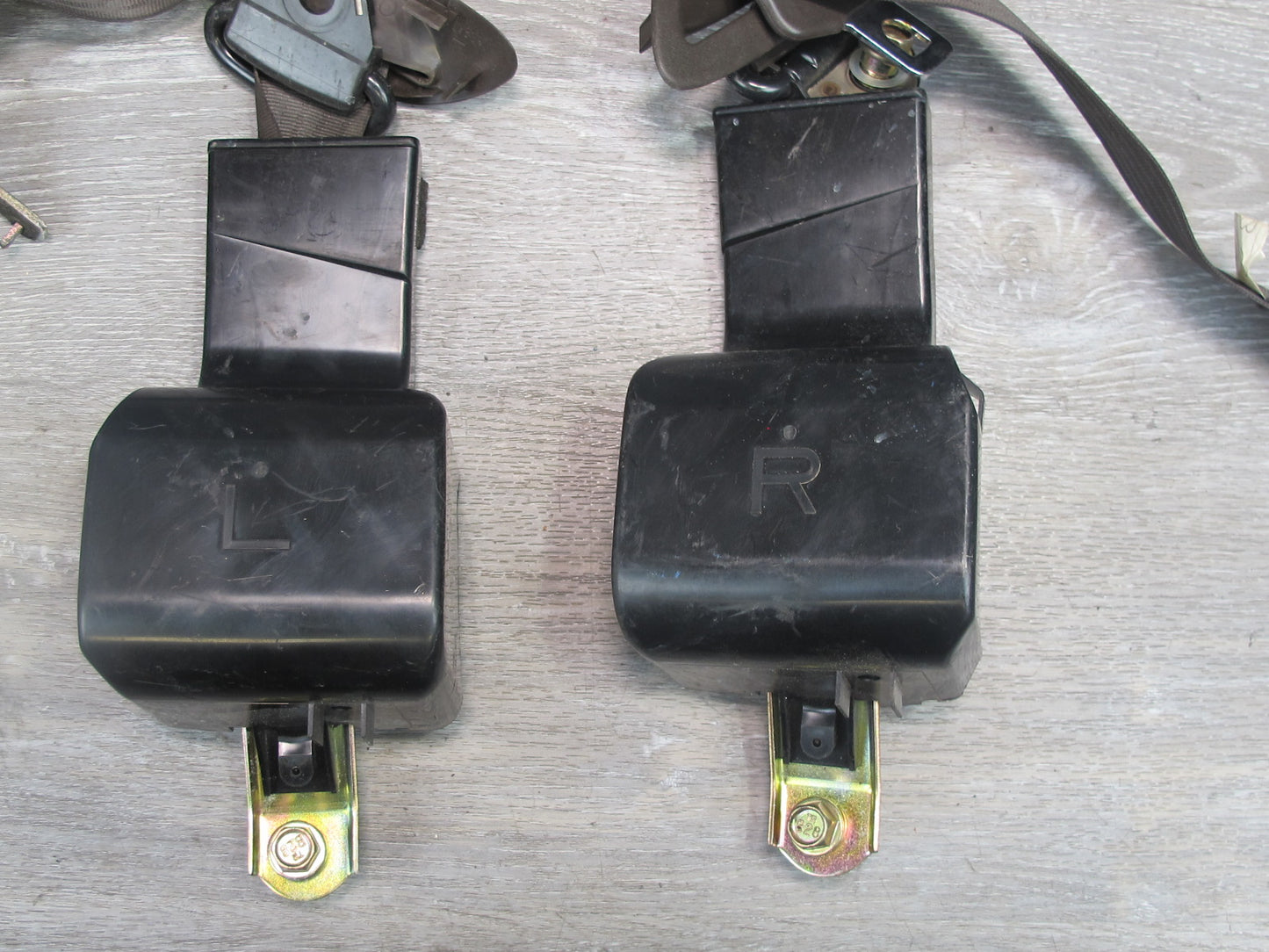 90-94 LEXUS LS400 REAR RIGHT & LEFT SIDE SEATBELT RETRACTOR SET OEM