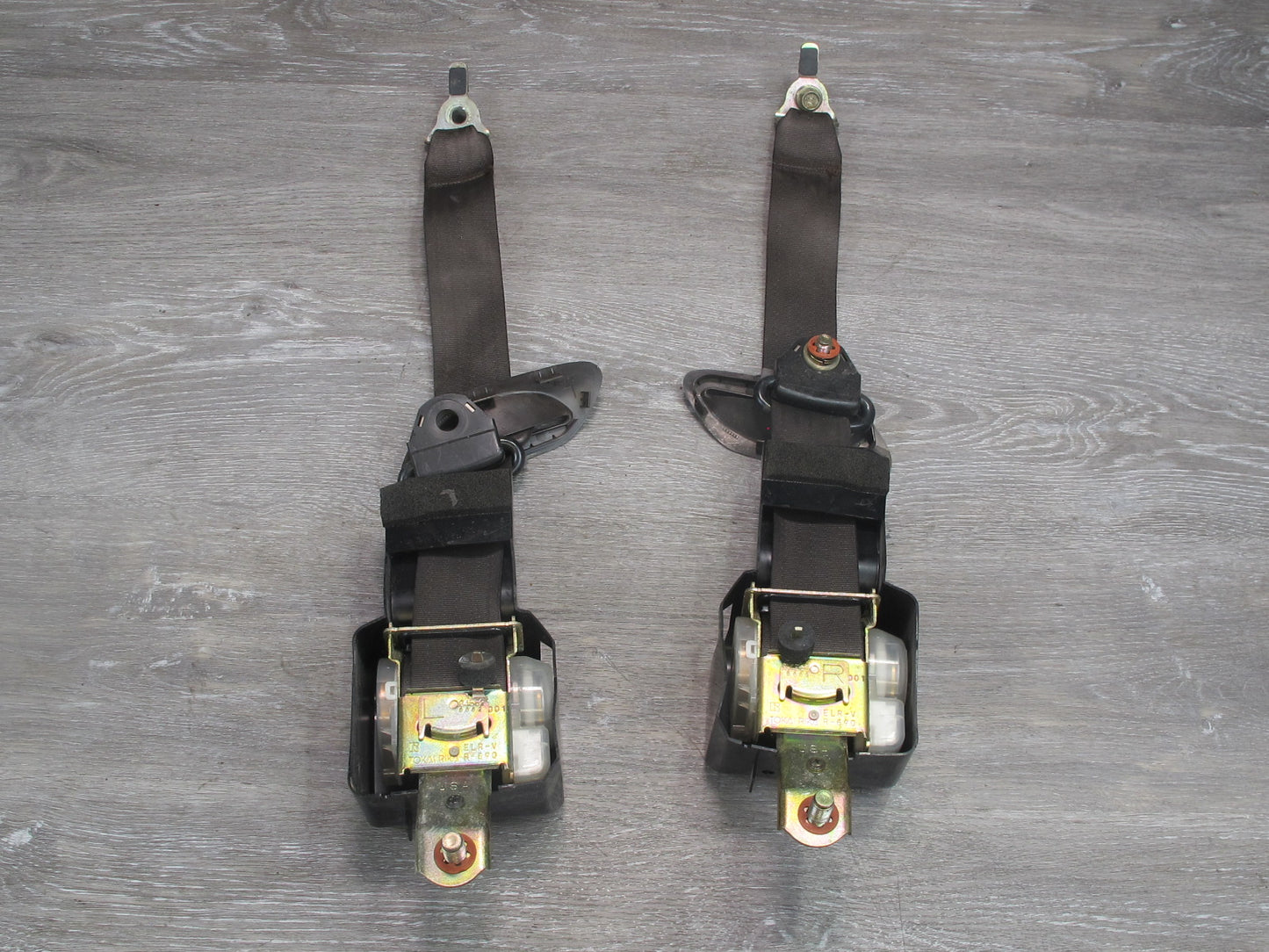 90-94 LEXUS LS400 REAR RIGHT & LEFT SIDE SEATBELT RETRACTOR SET OEM