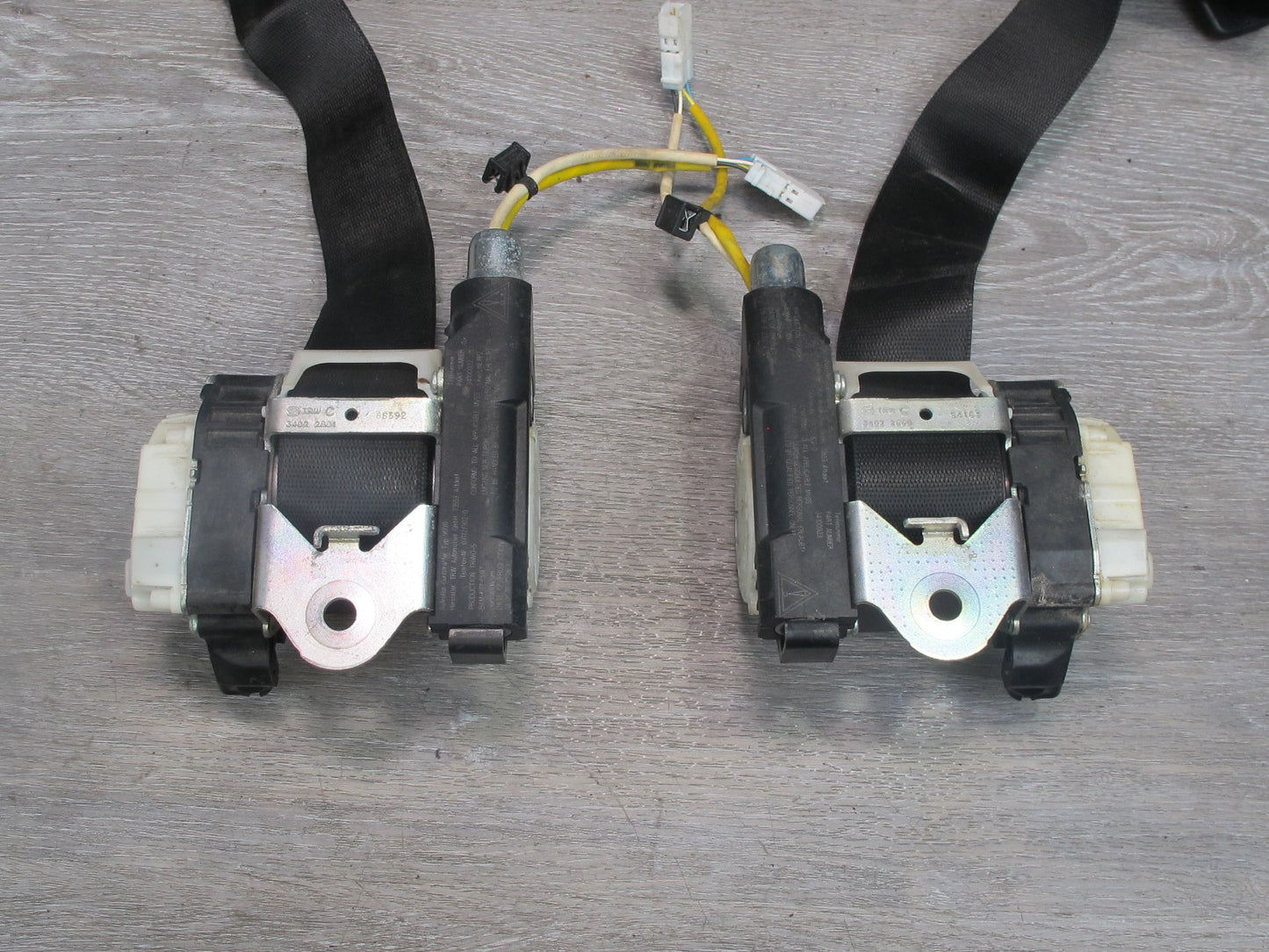 12-18 BMW F06 F12 F13 6-SERIES FRONT RIGHT & LEFT SIDE SEATBELT RETRACTOR SET OEM