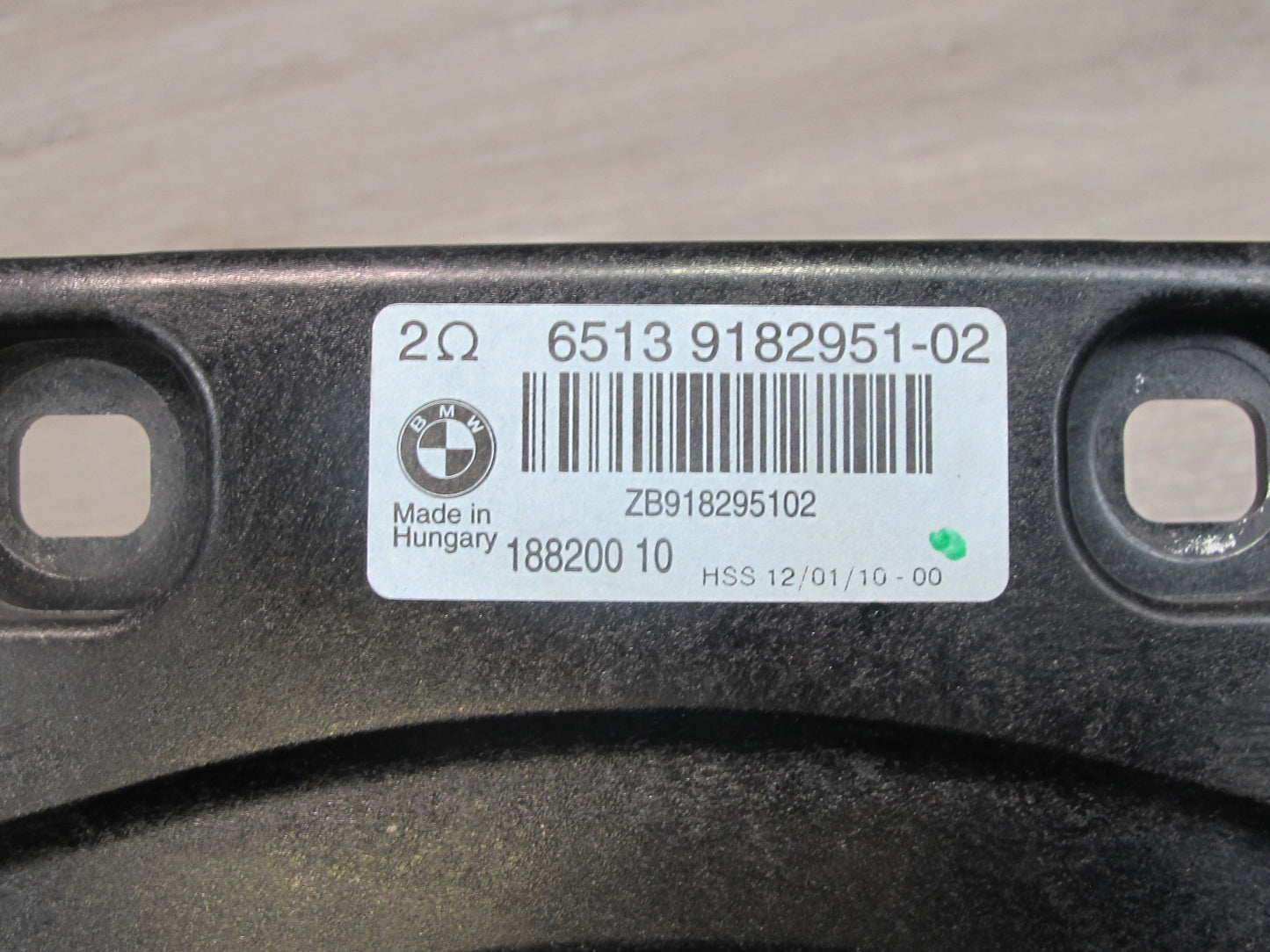 2009-2016 BMW E89 Z4 Roadster Factory Standard Hifi Subwoofer Speaker Bass