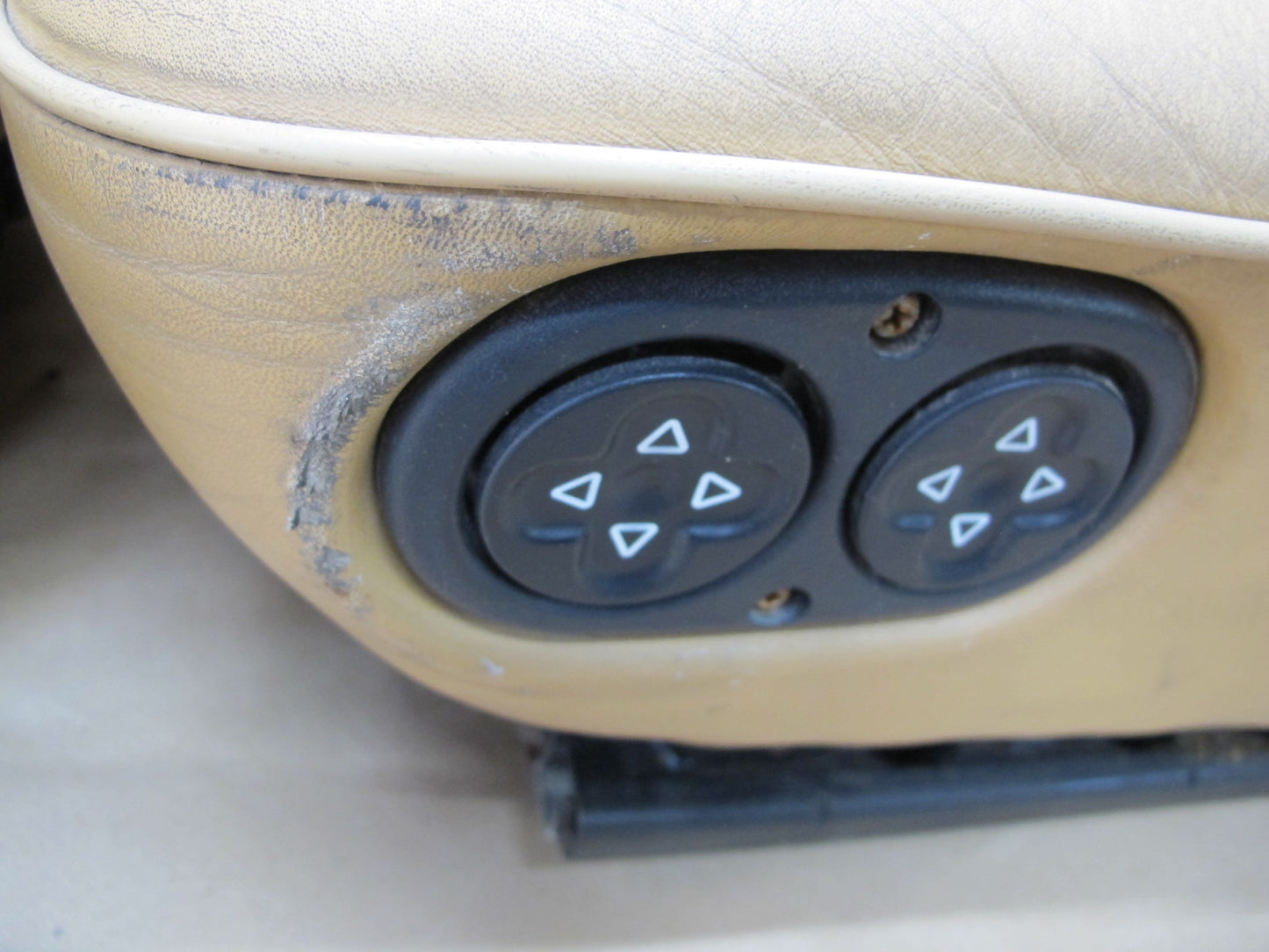 1987-1995 Porsche 928 S4 Front & Rear Left Right Side Seat Leather Beige Set