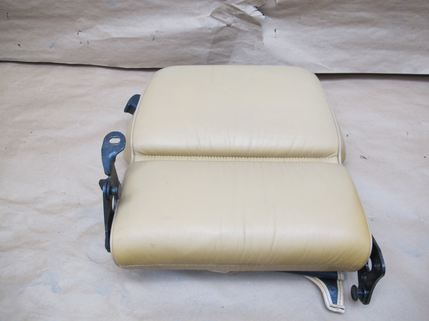 1987-1995 Porsche 928 S4 Front & Rear Left Right Side Seat Leather Beige Set