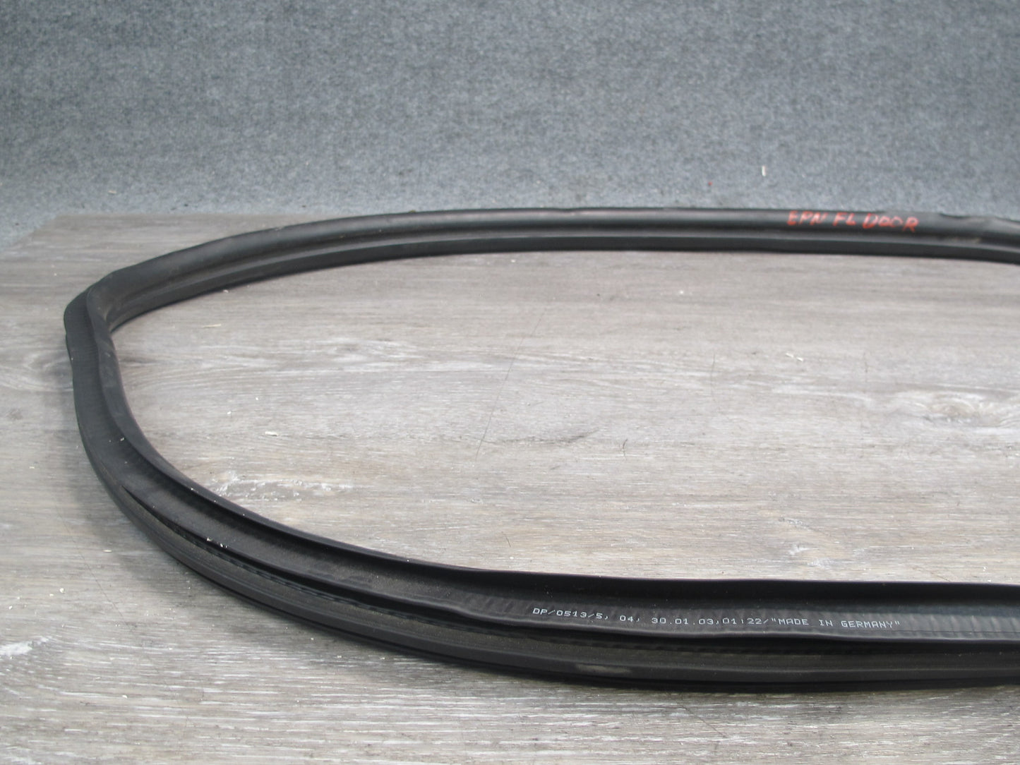 1999-2005 Porsche 911 996 Convertble Left Door Weatherstrip Rubber Seal