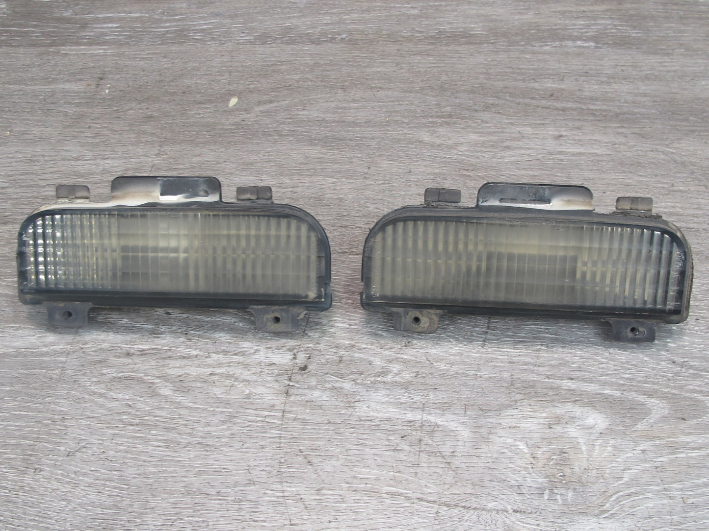 84-90 Chevrolet Corvette C4 Rear Bumper Reverse Back UP Light Lamp Set OEM