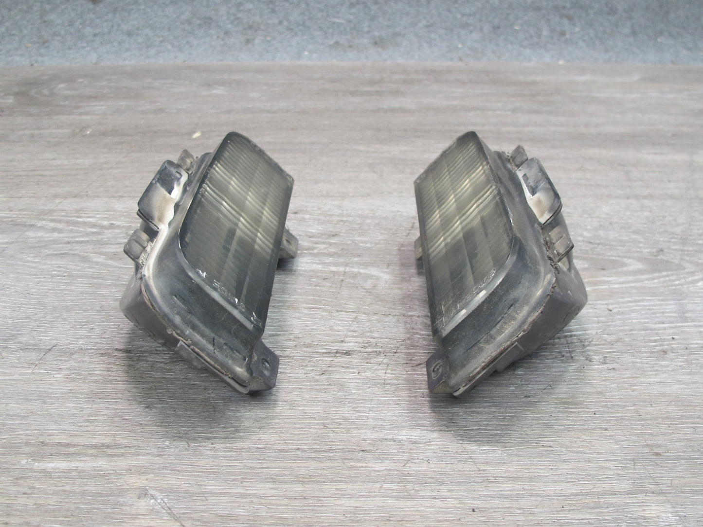 84-90 Chevrolet Corvette C4 Rear Bumper Reverse Back UP Light Lamp Set OEM
