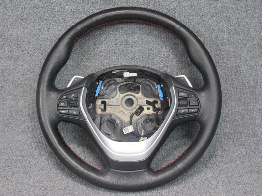 12-18 BMW F30 F32 F33 Leather Sport Steering Wheel Paddle Shifters