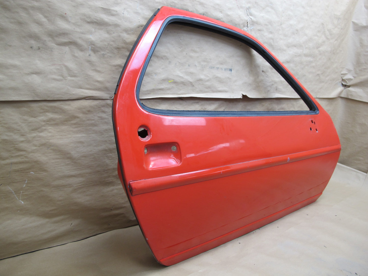 1984-1991 Porsche 928 S4 Right Passenger Side Door Shell Panel RED