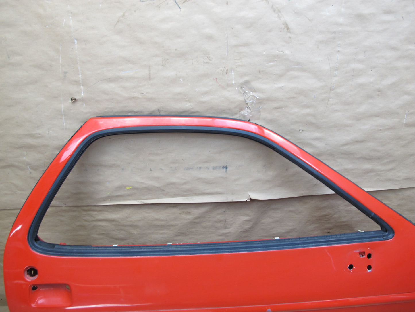 1984-1991 Porsche 928 S4 Right Passenger Side Door Shell Panel RED