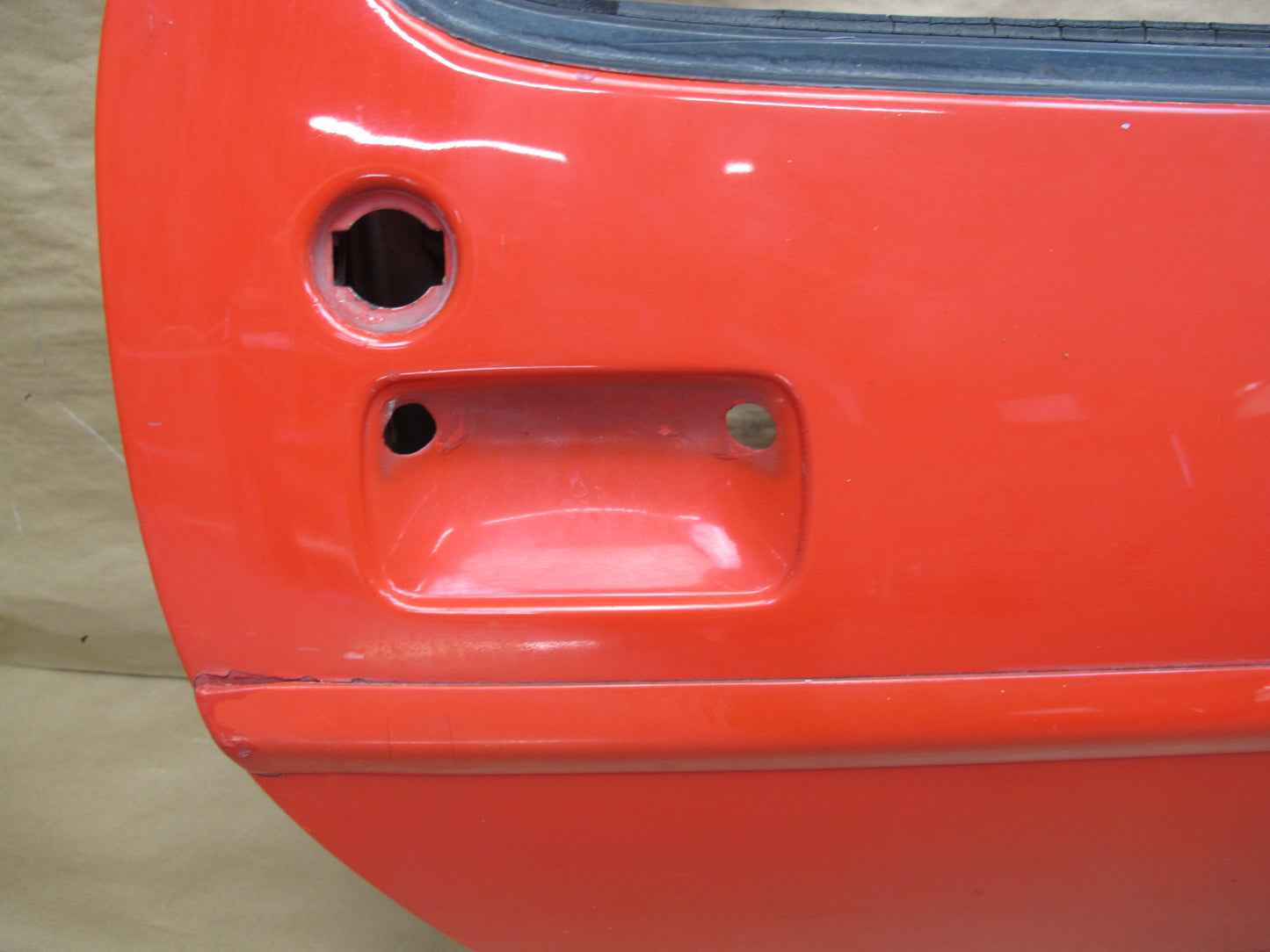 1984-1991 Porsche 928 S4 Right Passenger Side Door Shell Panel RED