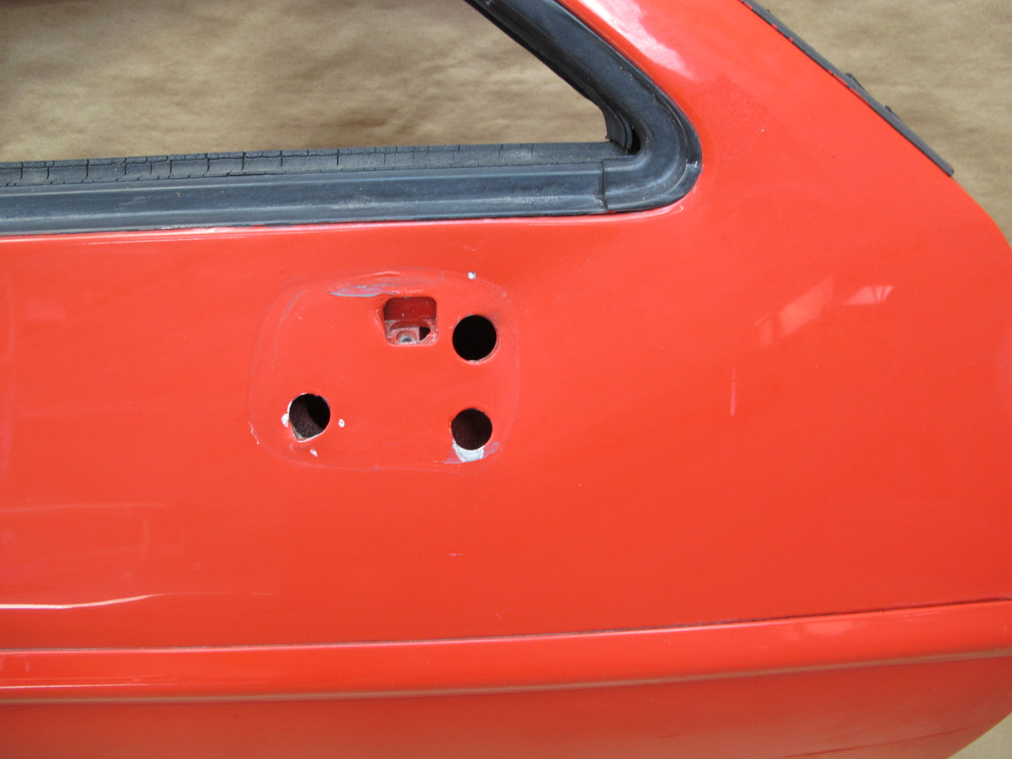 1984-1991 Porsche 928 S4 Right Passenger Side Door Shell Panel RED
