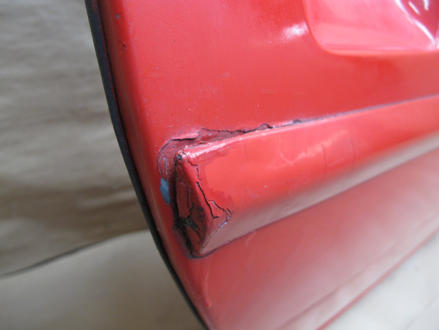 1984-1991 Porsche 928 S4 Right Passenger Side Door Shell Panel RED