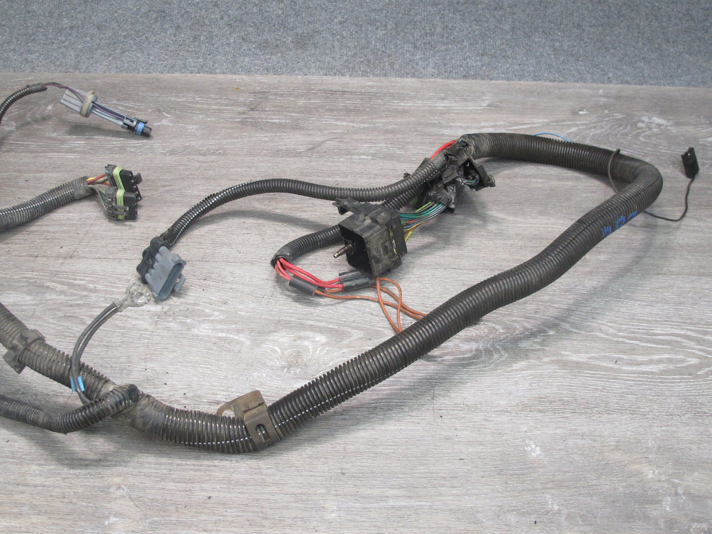 1990 Chevrolet Corvette C4 Front Bumper Headlight Wire Wiring Harness OEM