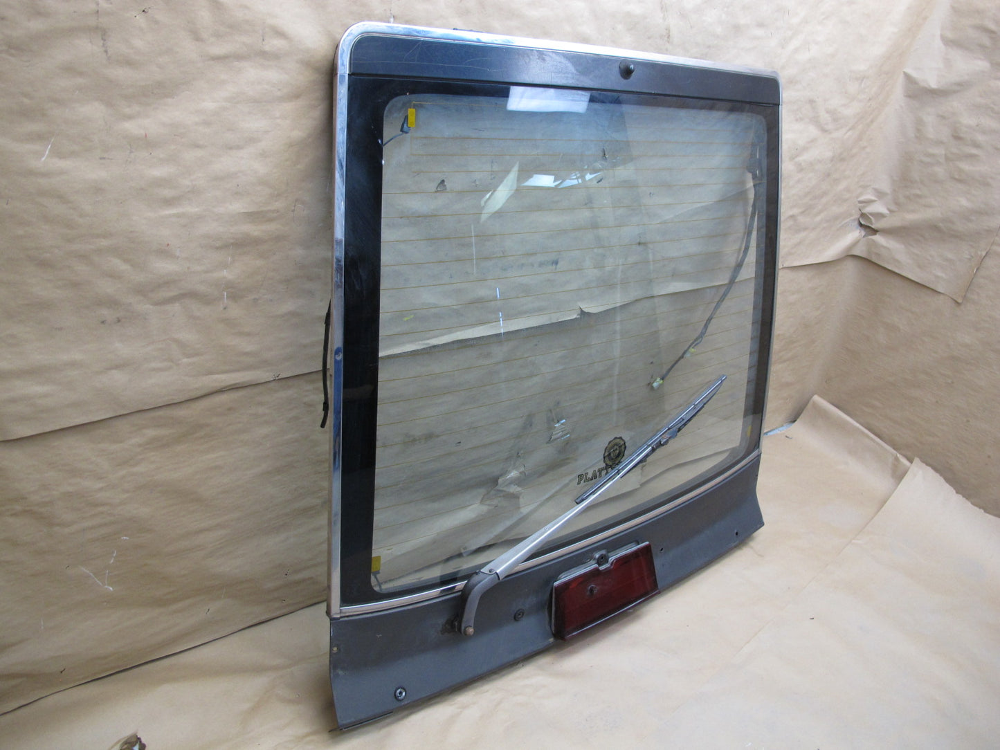 84-86 Nissan Z31 300ZX 2+0 Rear Tailgate Liftgate Panel w Glass & Wiper OEM