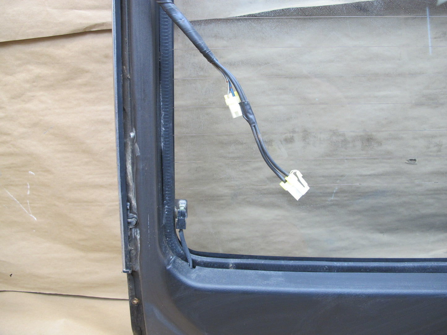 84-86 Nissan Z31 300ZX 2+0 Rear Tailgate Liftgate Panel w Glass & Wiper OEM