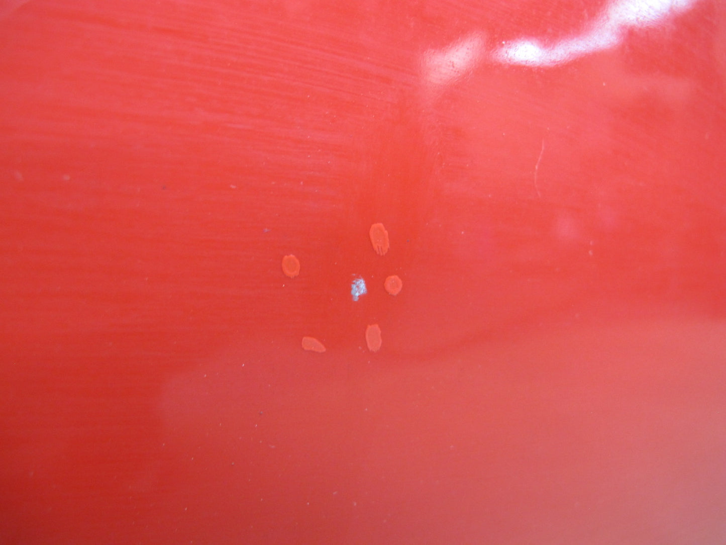 1993 Nissan Z32 300ZX Convertible Left Driver Door Shell Panel RED OEM