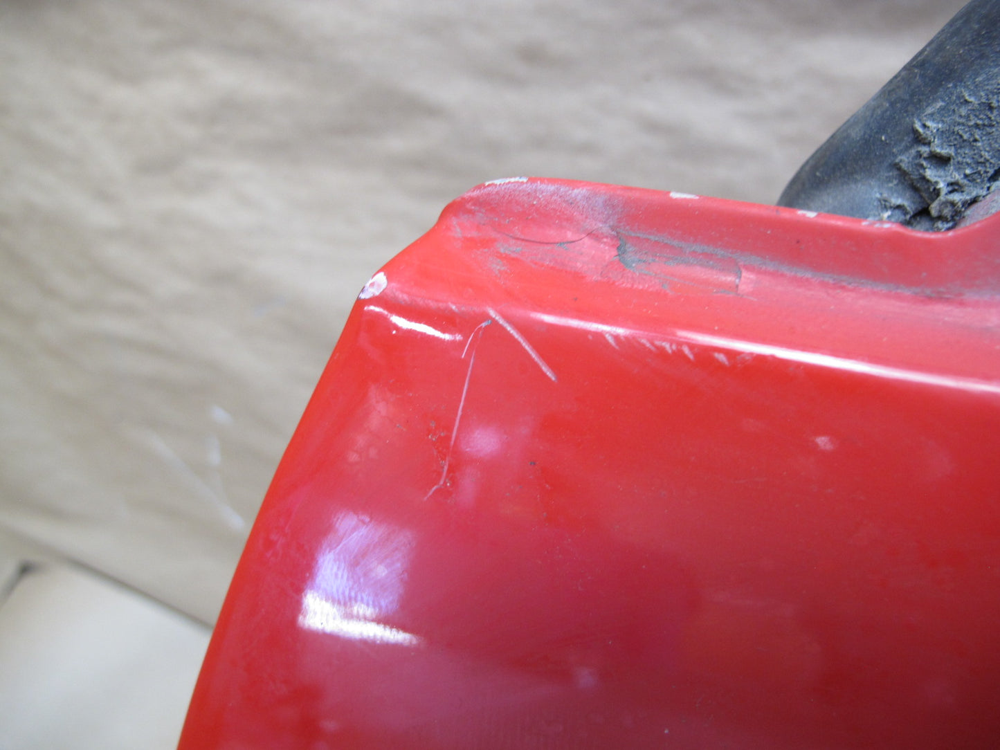 1993 Nissan Z32 300ZX Convertible Left Driver Door Shell Panel RED OEM