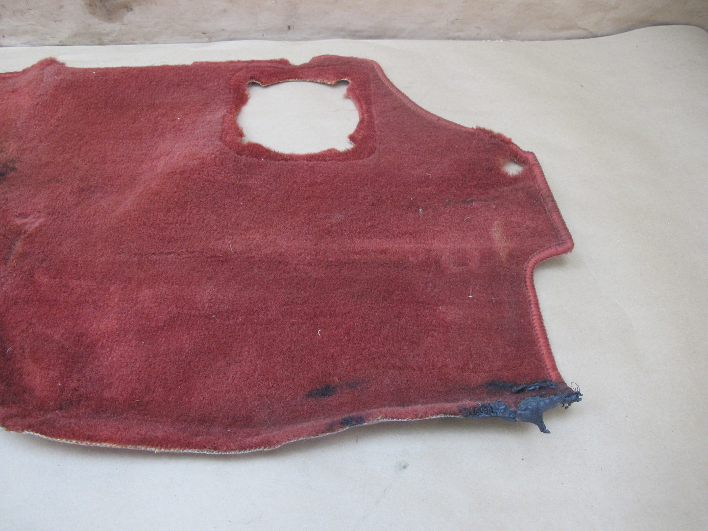 79-83 Datsun Nissan 280ZX S130 2+0 Rear Behind Seat Carpet Liner RED OEM
