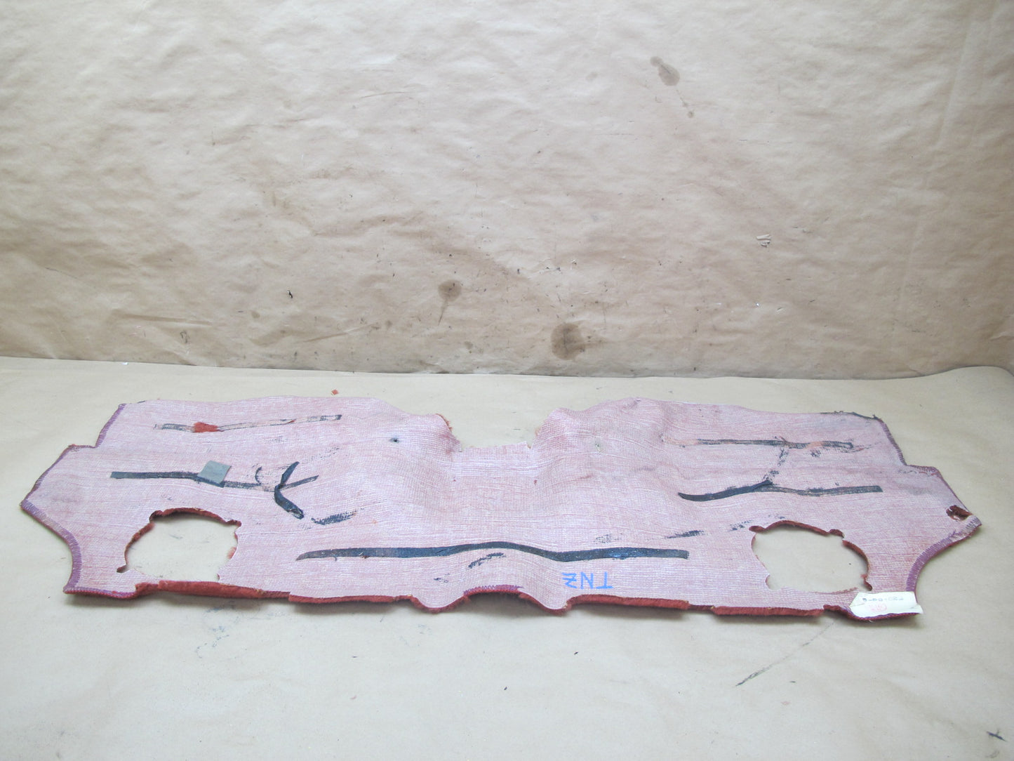 79-83 Datsun Nissan 280ZX S130 2+0 Rear Behind Seat Carpet Liner RED OEM