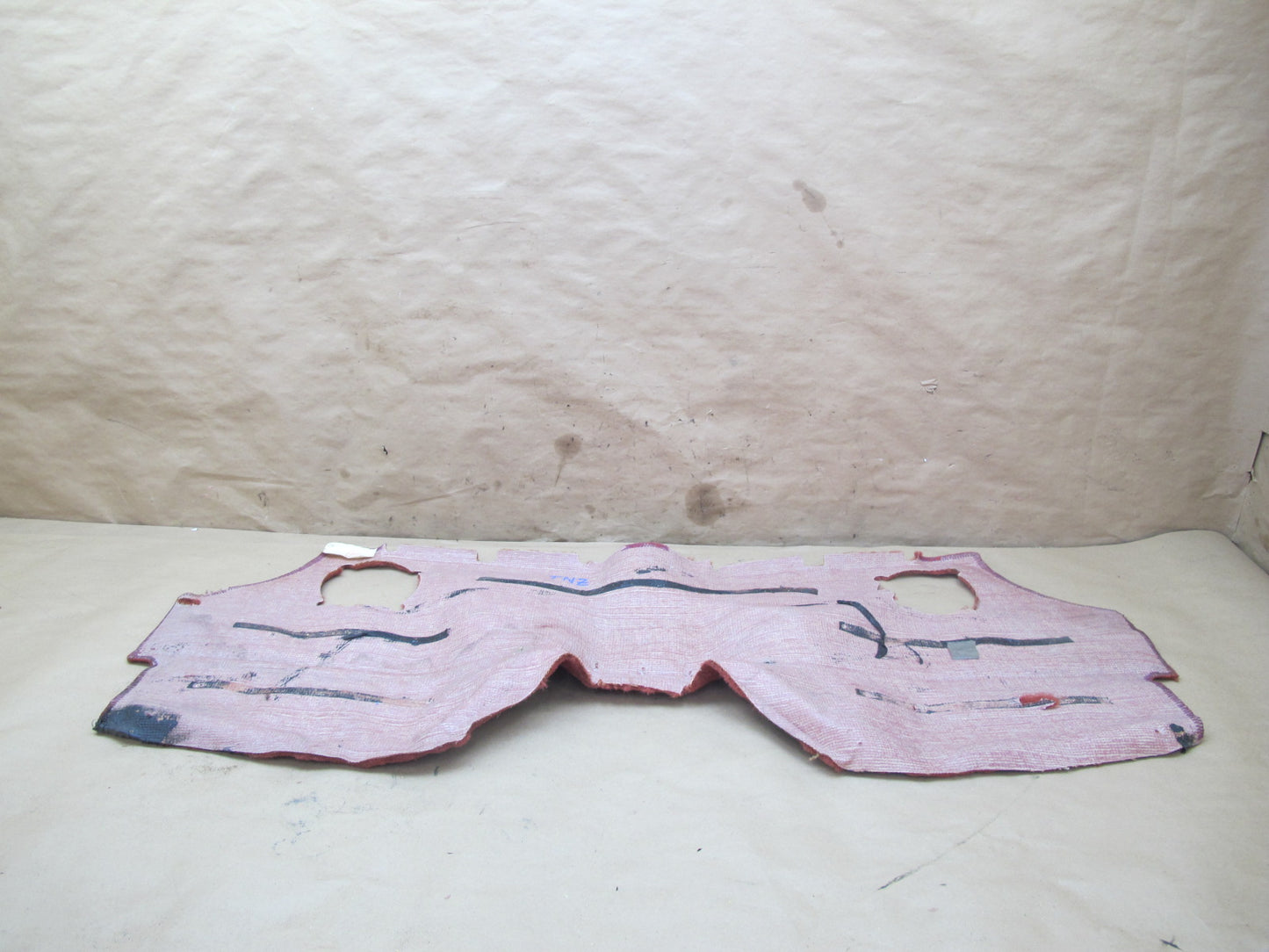 79-83 Datsun Nissan 280ZX S130 2+0 Rear Behind Seat Carpet Liner RED OEM