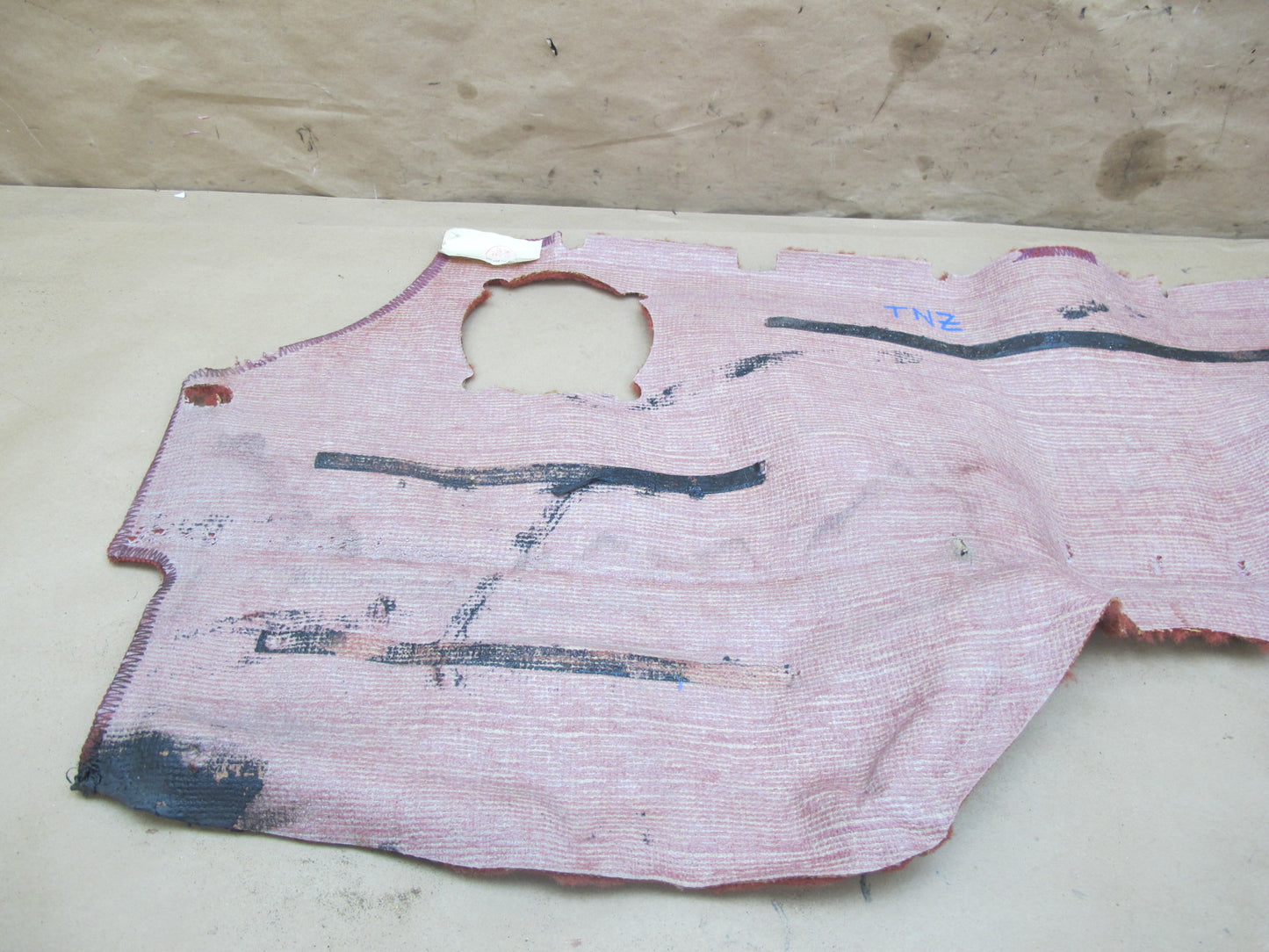 79-83 Datsun Nissan 280ZX S130 2+0 Rear Behind Seat Carpet Liner RED OEM