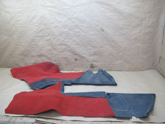 90-93 Chevrolet Corvette C4 Left & Right Center Console Carpet Cover Set OEM