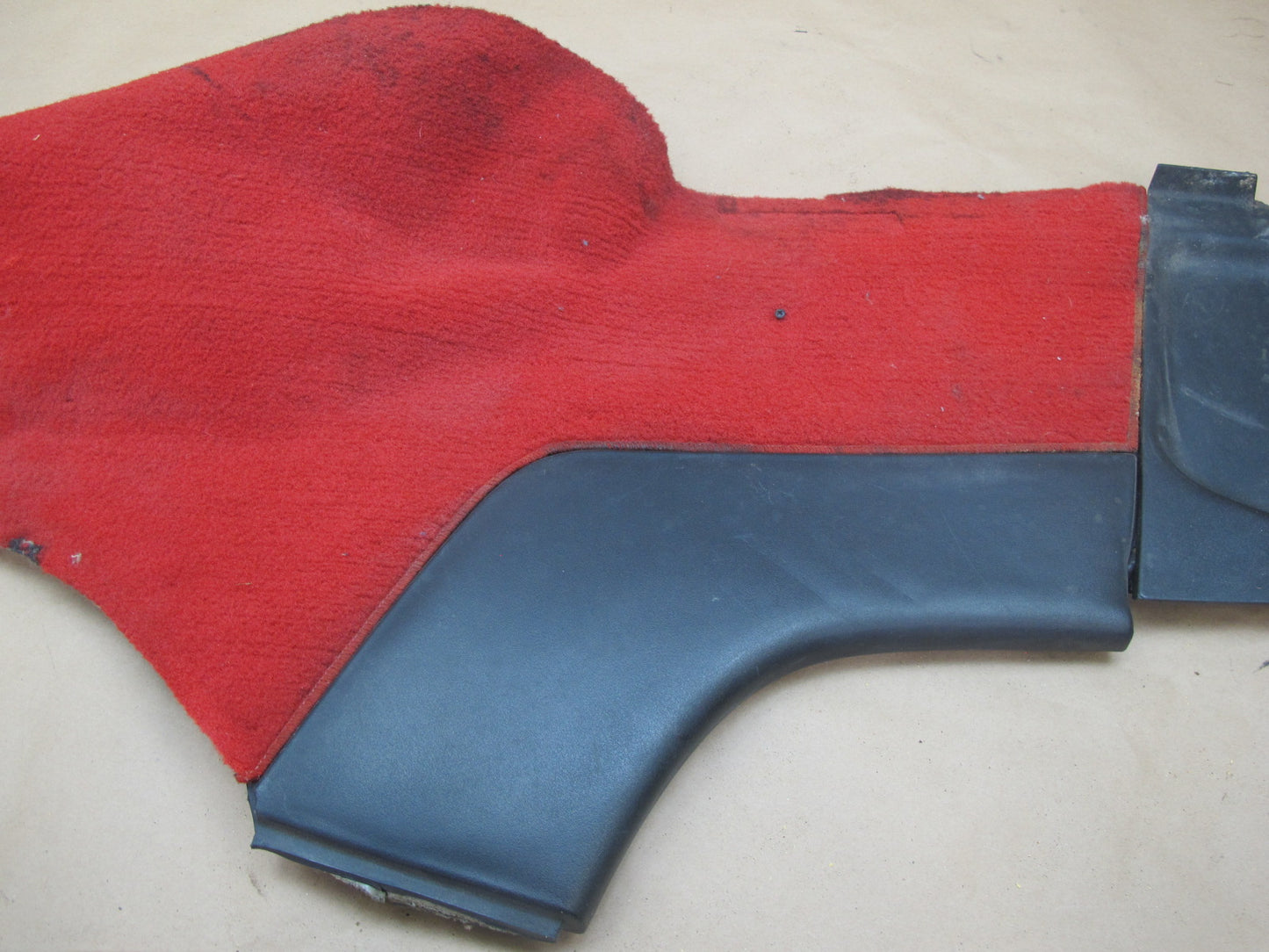 90-93 Chevrolet Corvette C4 Left & Right Center Console Carpet Cover Set OEM