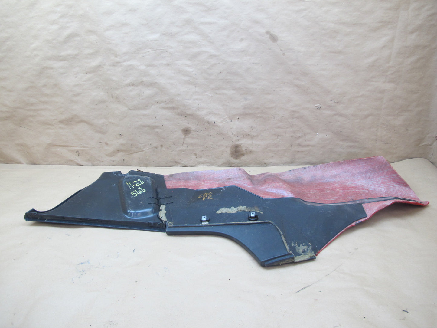 90-93 Chevrolet Corvette C4 Left & Right Center Console Carpet Cover Set OEM