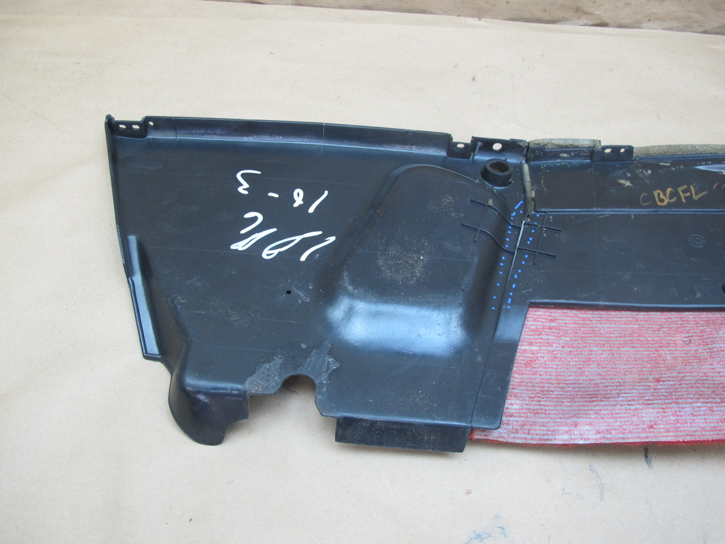 90-93 Chevrolet Corvette C4 Left & Right Center Console Carpet Cover Set OEM