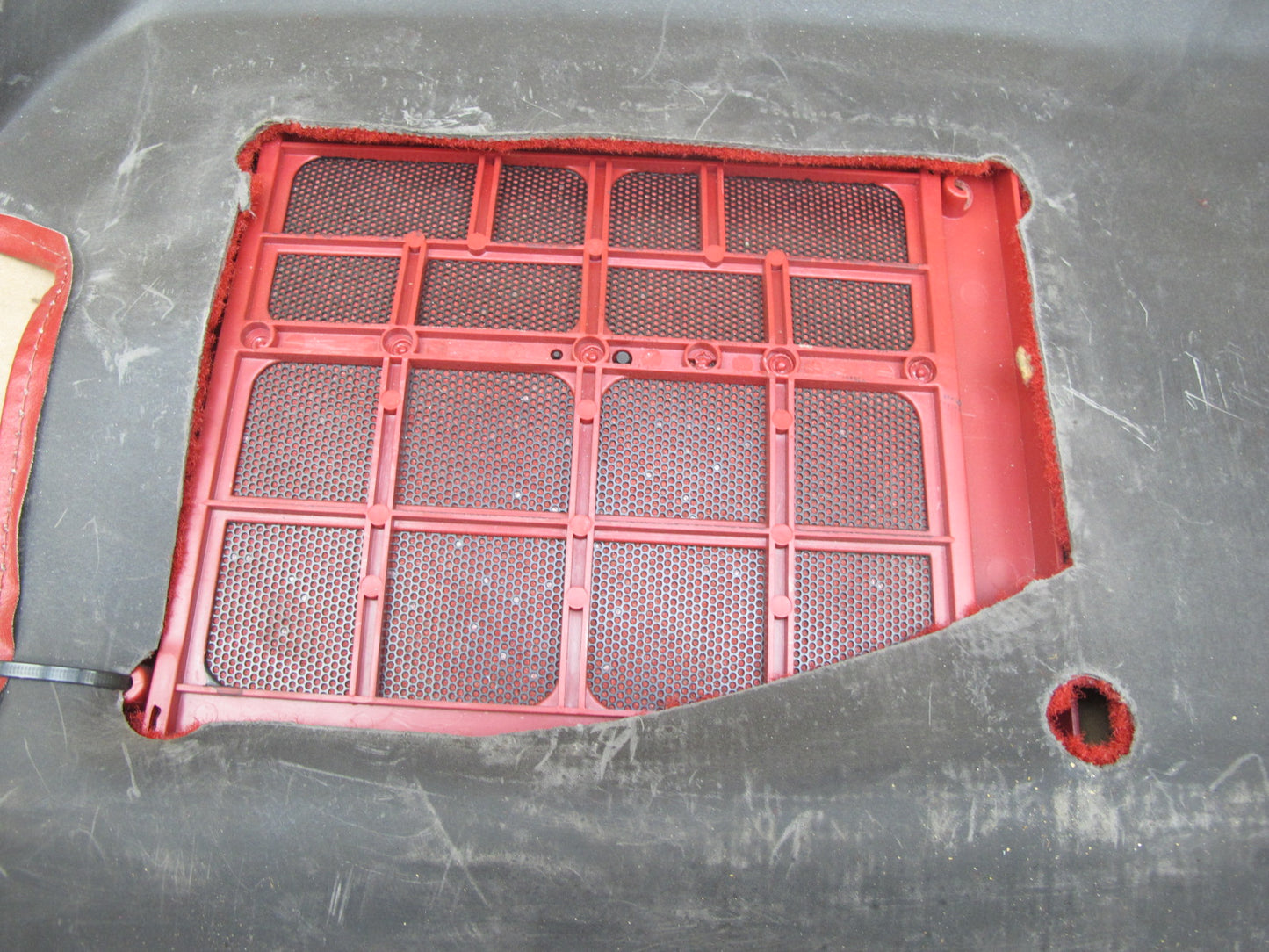 90-91 Chevrolet Corvette C4 Convert Rear Trunk Floor Carpet Cover w Door OEM